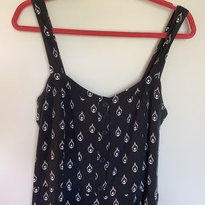 Loft Printed Flowy Jumpsuit size L